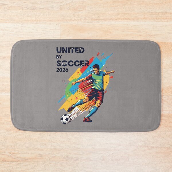 Item preview, United By Soccer 2026 Vibrant Abstract Player designed and sold by UrbanPrts.