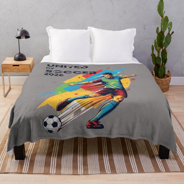 Item preview, United By Soccer 2026 Vibrant Abstract Player designed and sold by UrbanPrts.