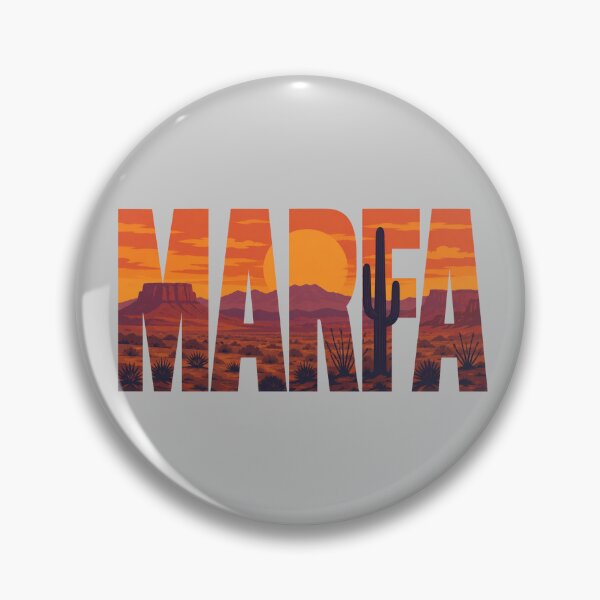 Item preview, Marfa Texas Desert Sunset Typography designed and sold by SimplyJasper.