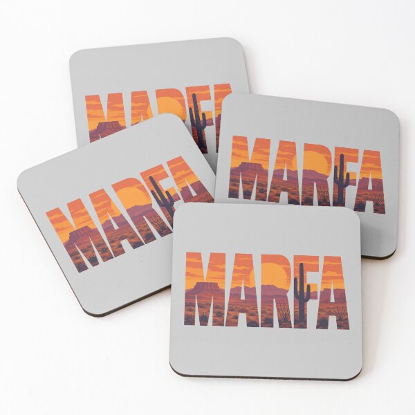 Item preview, Marfa Texas Desert Sunset Typography designed and sold by SimplyJasper.