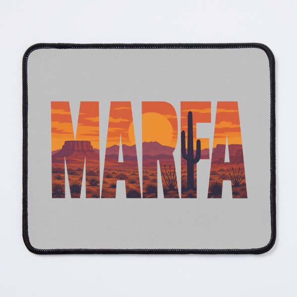 Item preview, Marfa Texas Desert Sunset Typography designed and sold by SimplyJasper.
