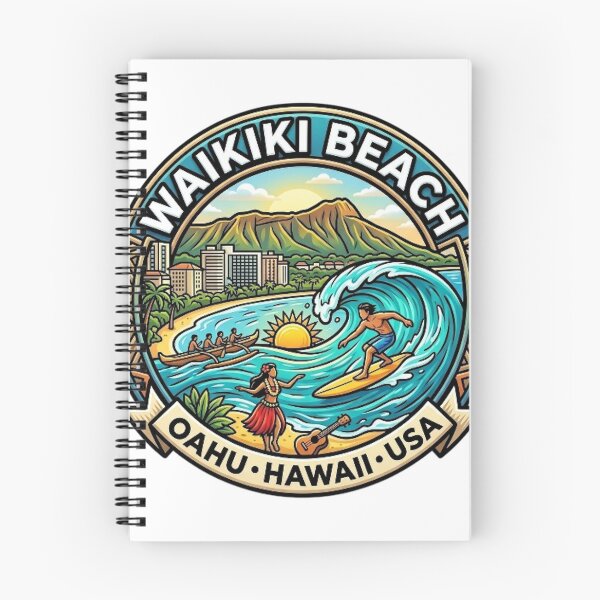 Item preview, WAIKIKI BEACH OAHU HAWAII USA designed and sold by likbatonboot.