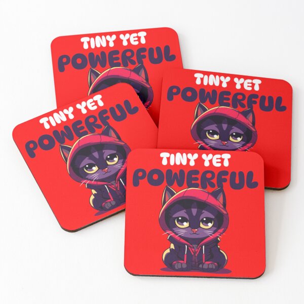 Item preview, Tiny Yet Powerful Cute Cat Hoodie designed and sold by GenZFashion000.