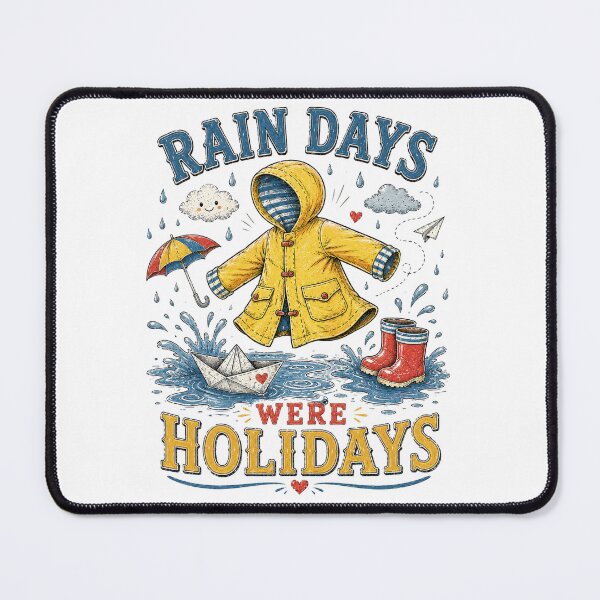 Item preview, Rainy Days Felt Better Than Vacations designed and sold by pradeepvisuals.
