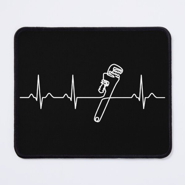 Item preview, Plumber Heartbeat - Plumbing Skilled Trades Worker Gift designed and sold by clickbongski.