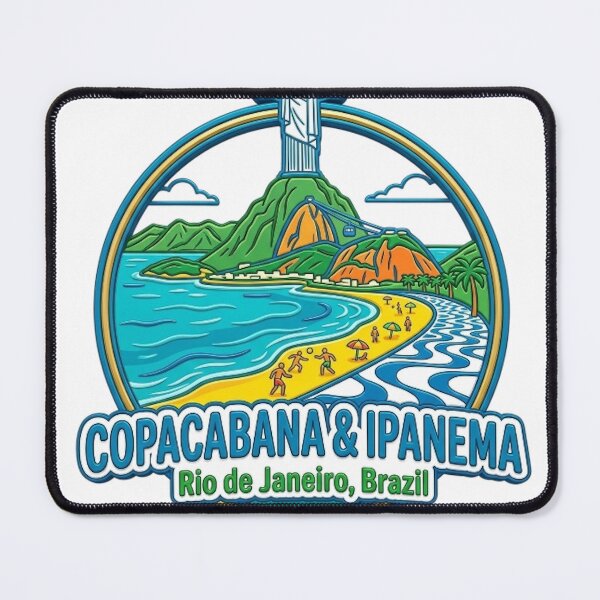 Item preview, COPACABANA & IPANEMA RIO DE JANEIRO BRAZIL designed and sold by likbatonboot.