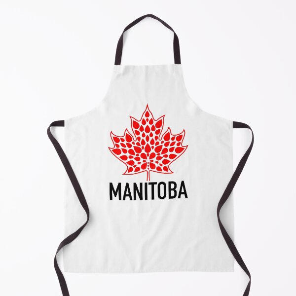 Item preview, MANITOBA Red Modern Maple Leaf Emblem designed and sold by Great Canadian Collective.