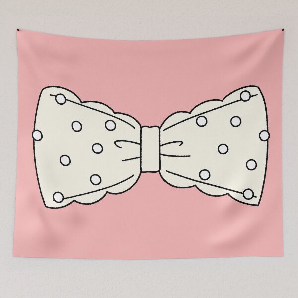 Item preview, Cute Polka Dot Bow Tie - Minimalist Kawaii Ribbon designed and sold by ubborn.