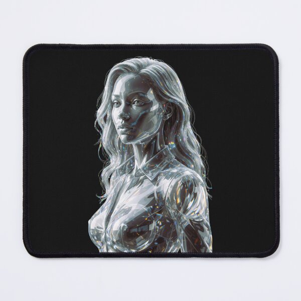 Item preview, Crystal Glass Woman – Digital Art Print designed and sold by NewGen-For-You.