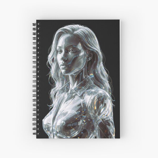 Item preview, Crystal Glass Woman – Digital Art Print designed and sold by NewGen-For-You.