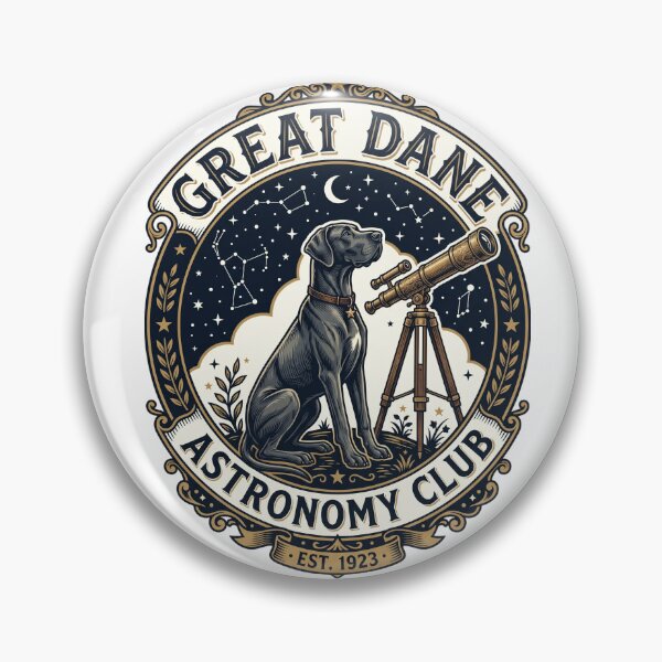 Item preview, Great Dane Astronomy Club Stargazing Telescope Space designed and sold by PictoVibe.
