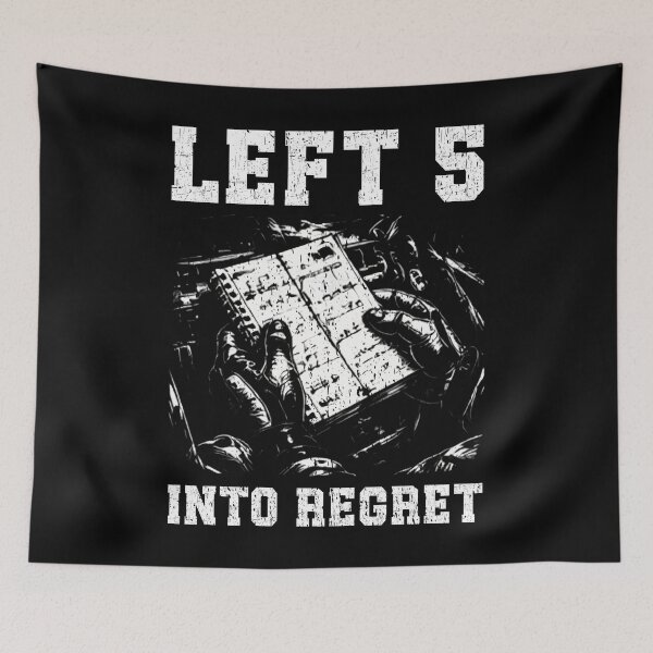 Item preview, Left 5 Into Regret Rally Co Driver Pace notes Motorsport Special Stage Rally Team designed and sold by Jt41.