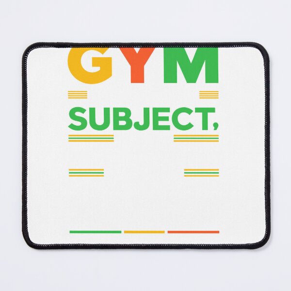 Item preview, Physical Education Teacher Shirts Gym Is Not A Subject Pullover Hoodie designed and sold by ‘Nothing Scares Me’ Store.