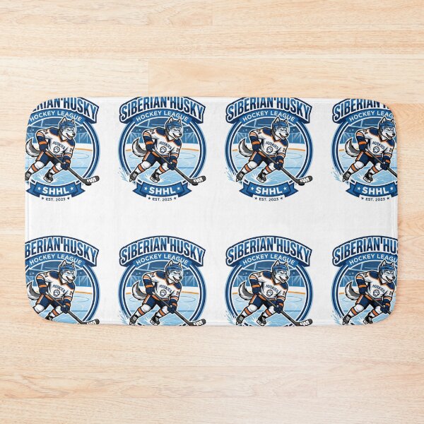 Item preview, Siberian Husky Ice Hockey League Winter Sports designed and sold by PictoVibe.