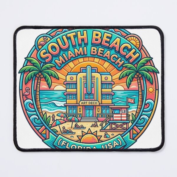 Item preview, SOUTH BEACH MIAMI FLORIDA USA designed and sold by likbatonboot.