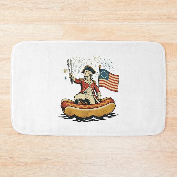 Item preview, Delaware Dog Funny George Washington Hotdog Patriotic 4th Of July designed and sold by gre-good-sweet.