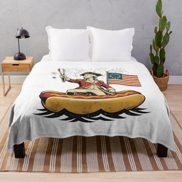 Item preview, Delaware Dog Funny George Washington Hotdog Patriotic 4th Of July designed and sold by gre-good-sweet.