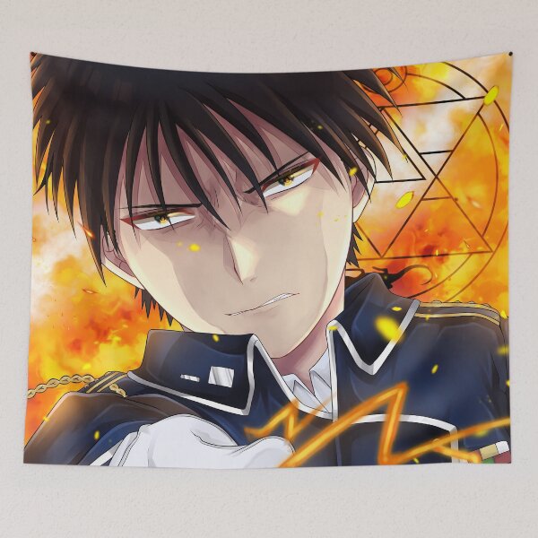 Item preview, Roy Mustang Fullmetal Alchemist Commanding Flame Close Up designed and sold by GABRIELMURPHY.