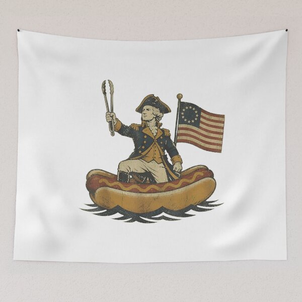 Item preview, Delaware Dog Funny George Washington Hotdog Patriotic designed and sold by gre-good-sweet.