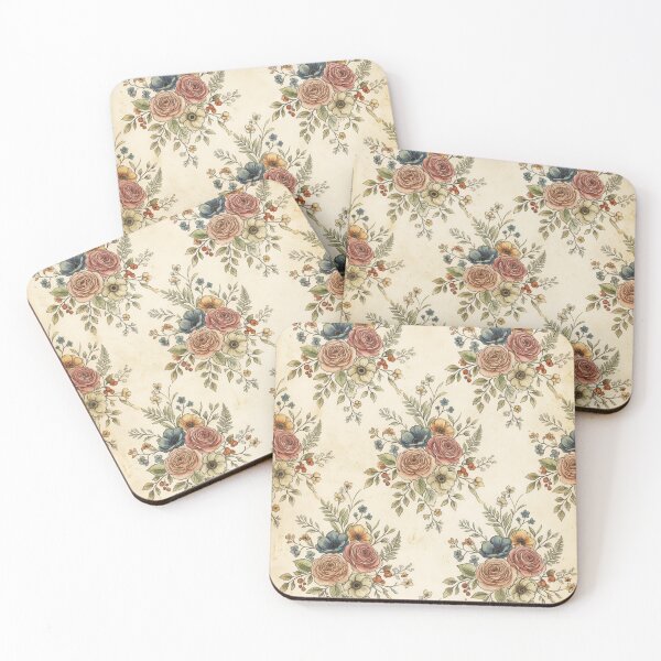 Item preview, Vintage Flowers designed and sold by FunFitsFactory.