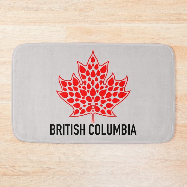 Item preview, BRITISH COLUMBIA Red Modern Maple Leaf Emblem designed and sold by Great Canadian Collective.