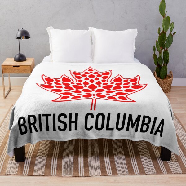 Item preview, BRITISH COLUMBIA Red Modern Maple Leaf Emblem designed and sold by Great Canadian Collective.