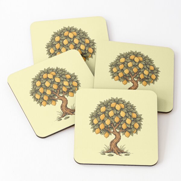 Item preview, Lemon Tree Illustration | Fresh Citrus Botanical Art | Mediterranean Nature Design designed and sold by MarJul.