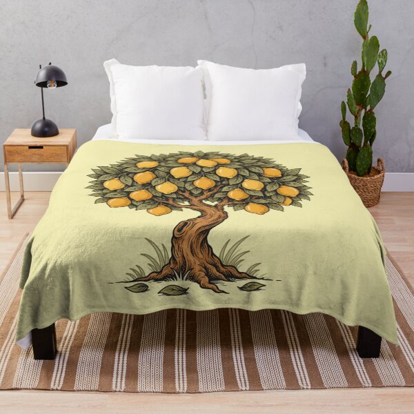 Item preview, Lemon Tree Illustration | Fresh Citrus Botanical Art | Mediterranean Nature Design designed and sold by MarJul.