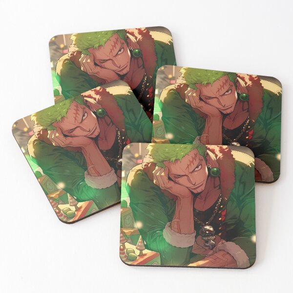 Item preview, Roronoa Zoro One Piece Christmas Green Coat Anime Charm designed and sold by GABRIELMURPHY.