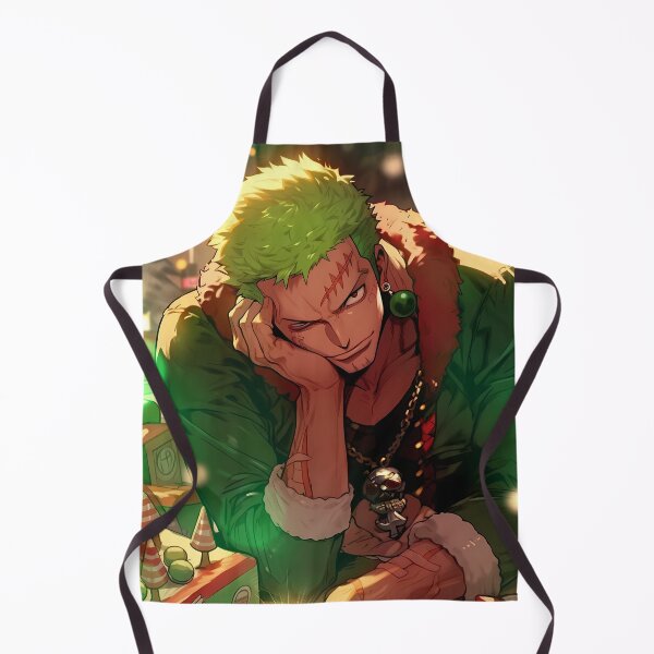 Item preview, Roronoa Zoro One Piece Christmas Green Coat Anime Charm designed and sold by GABRIELMURPHY.