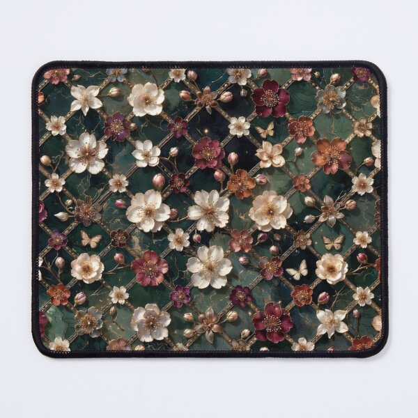 Item preview, Dark Vintage Floral Seamless Pattern designed and sold by IntelliMindDesigns.