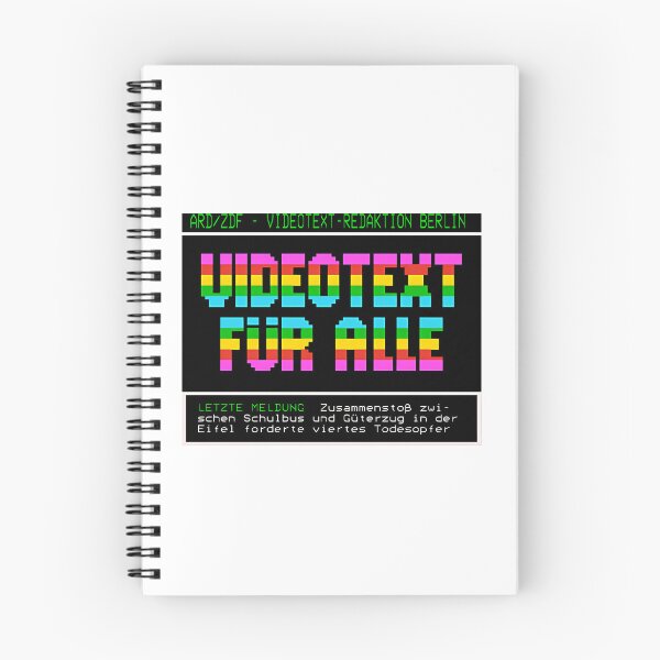 Item preview, Videotext F R Alle With News designed and sold by CaveSNarshePX.