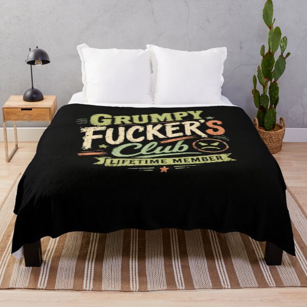 Item preview, Grumpy Fucker's Club Lifetime Member Sarcastic Curmudgeon Adult Humor designed and sold by JonesFlora2025.