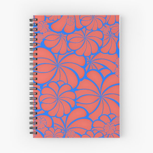 Item preview, Vibrant Blue and Red Floral Pattern with Elegant 3D Depth designed and sold by DreamsArtwear.
