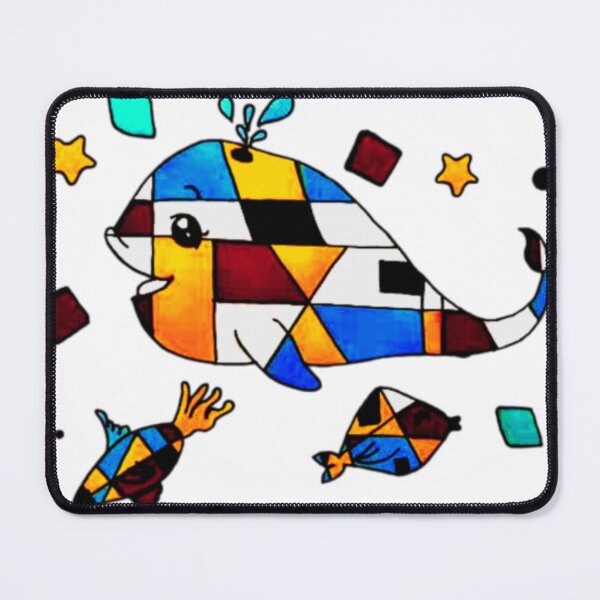 Item preview, Geometric Pattern Whale Abstract Ocean Mandala designed and sold by Mechatlan.