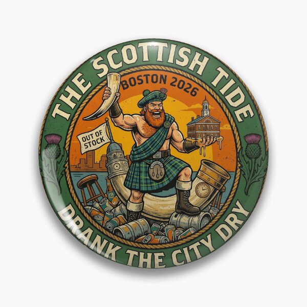Item preview, The Scottish Tide Boston 2026 designed and sold by Fictional Ink Society.