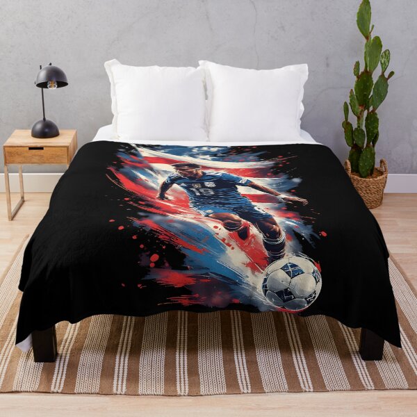 Item preview, USA Soccer Player Patriotic Sports Art designed and sold by UrbanPrts.