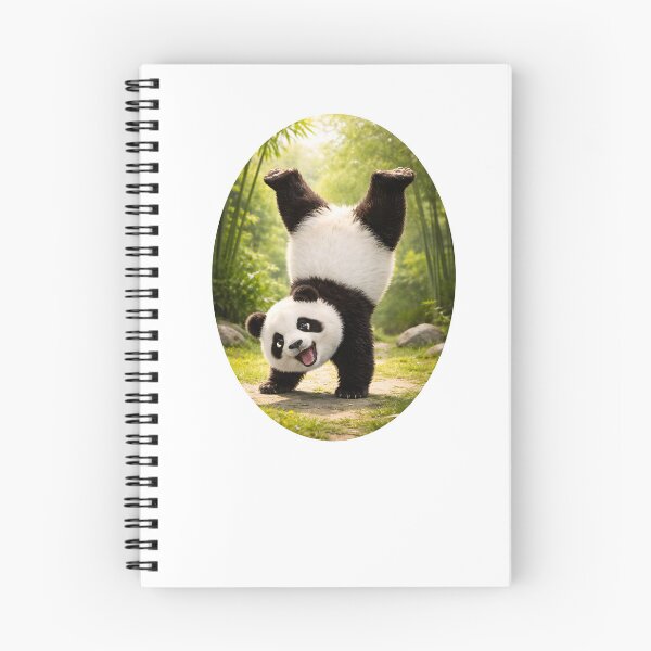 Item preview, Panda Acrobat Handstand in Bamboo Forest designed and sold by Artmares.