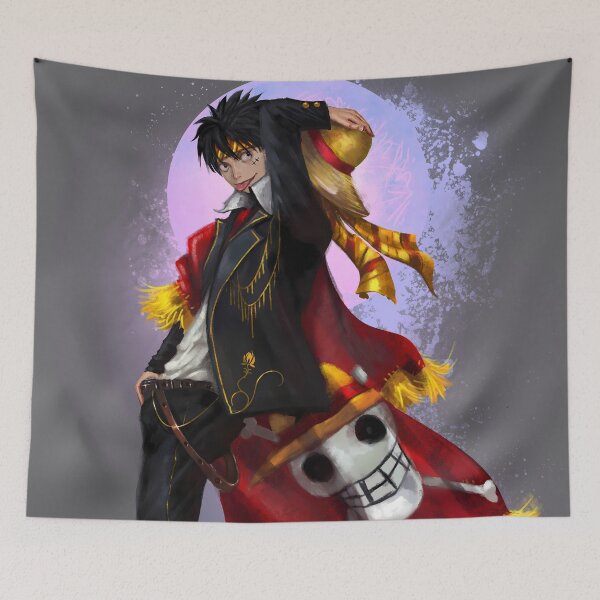 Item preview, Monkey D Luffy One Piece Regal Cape Pirate Captain designed and sold by B5fivemerch.