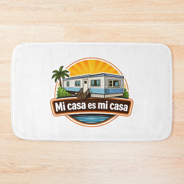 Item preview, Mobile Home Sunset Mi Casa Beach Humor designed and sold by Artmares.