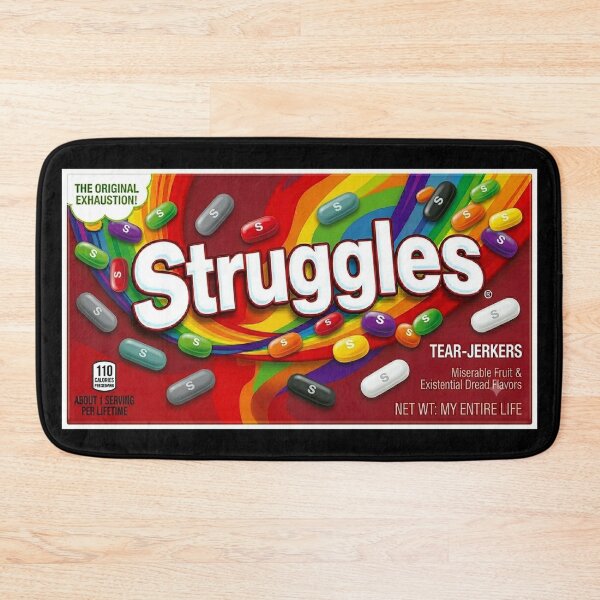 Item preview, Life Struggles Funny Candy Box Parody designed and sold by radiogalaxy.