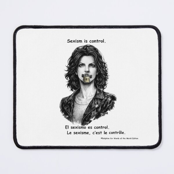 Item preview, Sexism is control! (English/Spanish/French) designed and sold by Words of the World Edition.