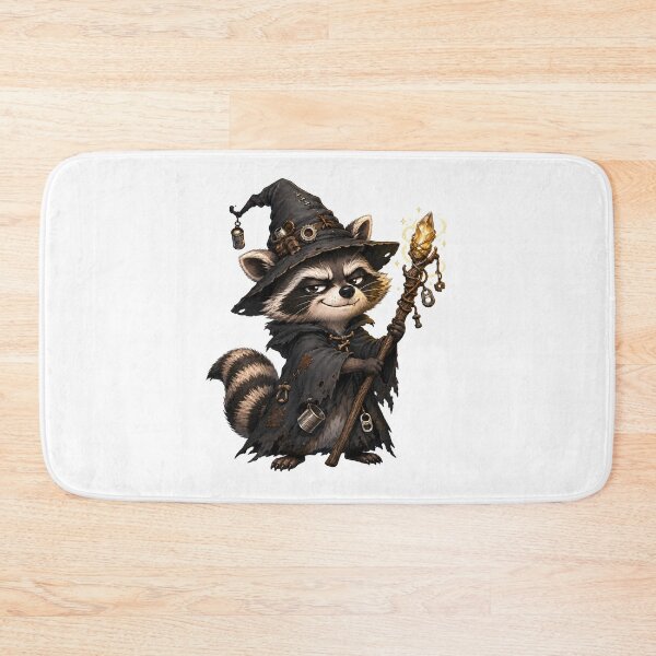 Item preview, Fantasy Raccoon Wizard Crystal Staff Mischief designed and sold by Artmares.