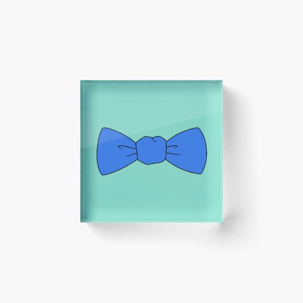 Item preview, Cute Blue Bow Tie Cartoon Illustration designed and sold by ubborn.