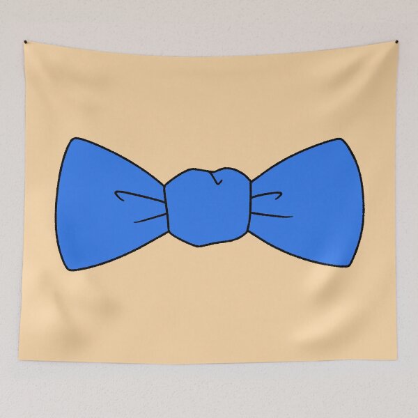Item preview, Cute Blue Bow Tie Cartoon Illustration designed and sold by ubborn.