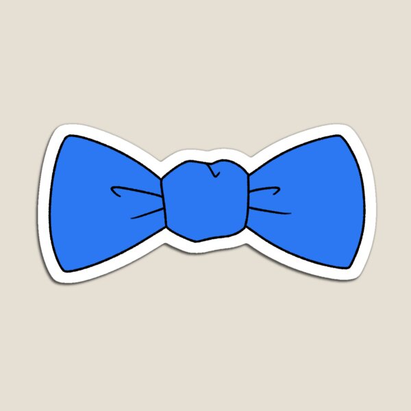 Item preview, Cute Blue Bow Tie Cartoon Illustration designed and sold by ubborn.