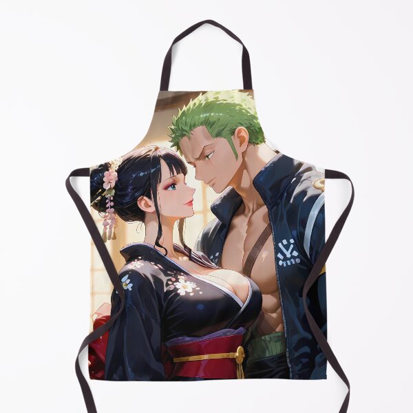 Item preview, Roronoa Zoro One Piece Black Kimono Gentle Moment designed and sold by B5fivemerch.