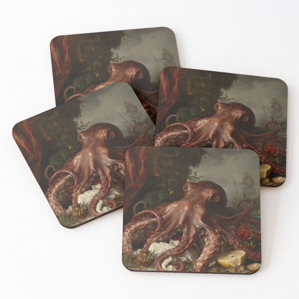 Item preview, Dark Baroque Octopus designed and sold by Retro-Bloom.