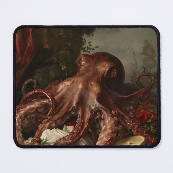 Item preview, Dark Baroque Octopus designed and sold by Retro-Bloom.
