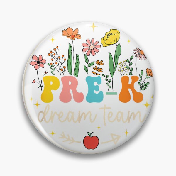 Item preview, Pre-K Dream Team Back to School Teacher Care Love Floral T-Shirt designed and sold by DArtfulStudio.